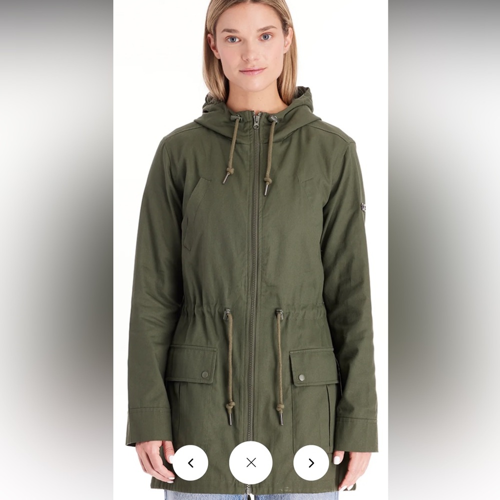 Military-style, maternity jacket. 3-1 panel for pregnancy, carrier, and beyond!